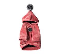 KKDIY Chien de Compagnie Manteau Doux Chien Hoodies Chiot Tenue Chien vêtements Costume pour Chiot Chaud Chat Manteaux drôle Hiver vêtements pour Animaux de Compagnie Chihuahua
