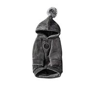 KKDIY Chien de Compagnie Manteau Doux Chien Hoodies Chiot Tenue Chien vêtements Costume pour Chiot Chaud Chat Manteaux drôle Hiver vêtements pour Animaux de Compagnie Chihuahua