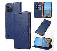 KKEIKO Coque pour Oppo Realme C31 4G, Antichoc Magnetique Étui à Rabat avec Porte Cartes, Portefeuille Housse en Cuir PU pour Realme C31 4G, Bleu