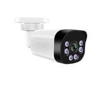 KKENZA Caméra PoE 4K avec Audio 48 V POE/DC 12 V 4 MP/5 MP/8 MP Super HD Vision Nocturne Bullet Surveillance vidéo for NVR(2.8mm,4MP POE48V)