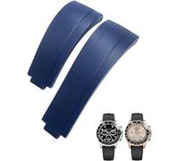 KKFAUS Bracelet de montre en caoutchouc avec boucle courte pour Rolex Daytona Submariner Role OYSTERFLEX Yacht Master Small Wrist Silicone 20 mm 21 mm, 20 mm, Agate