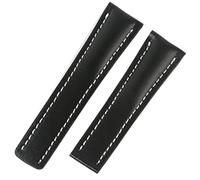 KKFAUS Bracelet de montre tendance en cuir véritable pour montre Breitling - Bracelet de luxe - Accessoires de rechange, 20 mm, Agate