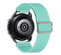 KKFAUS Bracelet élastique réglable en nylon 20 mm 22 mm pour Gamrmin Vivoactive3 4 5 Venu2 HR Plus Sq pour Forerunner 265/255/245/645/754/735/945/955 Approach S12, 20 mm, Agate