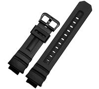 KKFAUS Bracelet en caoutchouc pour Casio AW-591/590/5230/282B AWG-M100/M101 G-7700/7710 - Bracelet en caoutchouc pour montre, 16mm, Agate