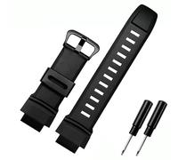 KKFAUS Bracelet en caoutchouc pour Casio PROTREK PRG-260/270/550/250 PRW-3500/2500/5100 Bracelet de rechange en silicone noir 18 mm, 18mm, Agate