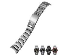 KKFAUS Pour Tudor Heritage Black Bay Pelagos Bracelet de montre en acier inoxydable 316L massif 22 mm, 22mm, Agate
