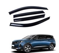KKHBD Déflecteur de Vent pour Peugeot 5008 II 2016-2024, Déflecteur de Vent et de Pluie Déflecteur de Vent de Fenêtre Latérale Modification de Fenêtre de Voiture pour Éviter la Pluie,Black