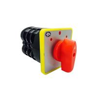 KKHCMZPI Interrupteur Rotatif à 3 Positions 16 A Sélecteur de Came à Trois Niveaux Contrôle de démarrage Moteur on-Off-on Contact argenté LW5-16/3