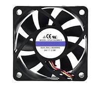 KKHCMZPI Ventilateur de Refroidissement KF0615S2MM-R 6013 DC24V 2,3W 6 cm 60 x 60 x 13 mm
