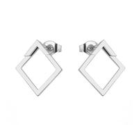 KKJOY Boucles d'Oreilles Goutte d'Eau en Acier Inoxydable Boucles d'Oreilles Géométriques Carrées et Triangle Bijoux Cadeau pour Femmes Charmeuses