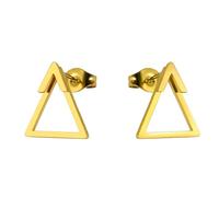 KKJOY Boucles d'Oreilles Goutte d'Eau en Acier Inoxydable Boucles d'Oreilles Géométriques Carrées et Triangle Bijoux Cadeau pour Femmes Charmeuses