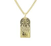 kkjoy Collier Saint Michel Archange Bijou Médaille Bénédictine d’Exorcisme | Amulette Catholique de Croix et Médaille de Saint Benoît pour Chasser le Diable en Acier Inoxydable pour Homme Femme Croyant