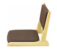 KKJPL Chaise De Sol avec Dossier, Chaise De Lecture Pliante, Chaise Tatami en Bois sans Pieds, Dossier Confortable, for Salon, Chambre À Coucher, Balcon(Color11)