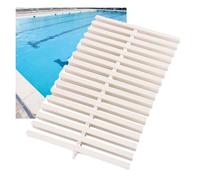 KKJPL Grilles De Débordement De Piscine en ABS, Couvercle De Filtre De Vidange De Douche, Grilles De Débordement Épissées for Le Drainage De l'eau Intérieure Et Extérieure(30x100CM/10pcs)