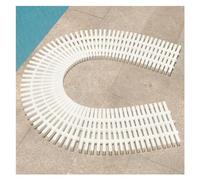 KKJPL Grilles De Débordement De Piscine en ABS, Jointables, for Allée, Terrasse, Terrasse, Couverture en Plastique Antidérapante for Piscine Et Passerelle, Balcon, Douche(30x100CM/5pieces)