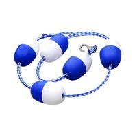 KKJPL Ligne De Séparation De Sécurité Flottante for Piscine Creusée avec 2 Crochets, Corde De Séparation De Sécurité De 1 À 18 M Et Kit De Flotteur(6m/20ft)