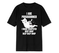KKKttttSE223 I are Programmer I Make Computer Beep Boop Men T-Shirt Black XXL