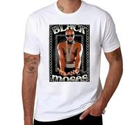 KKKttttSE223 Isaac Hayes Black Moses Poster T-Shirt White L