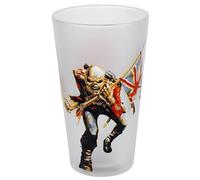 KKL Iron Maiden Trooper Unisexe Verre à bière blanc, Verre,