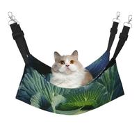KKLWEGU Hamac d'été respirant à suspendre pour chat, chou lumineux, hamac réglable et doux pour chats, petits chiens, lapins, taille L
