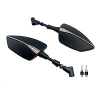 KKMNAIF Rétroviseurs Latéraux de Moto Moto pour FZ6 FZ6S FZ6N Fazer, Accessoires De Moto, Rétroviseurs Latéraux Haute Définition, Rétroviseurs, Version Universelle Kits de rétroviseurs(10)