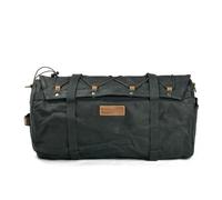 KKMNAIF Sac De Voyage Cylindrique en Toile Batik Messenger pour Moto, Sac De Sport, Sacoche De Selle De Moto(Black)