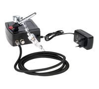 KKmoon 100-250V alimentation professionnelle Gravity Alimentation à double action Airbrush Kit Compresseur d'air
