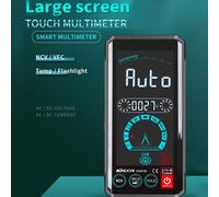 KKmoon KKM198 4.4 Inch Color Touching Screen Intelligent Digital Multimeter TRMS NCV Measuring Direct Current Voltage Current Capacitance Continuity Resistance Diode Tmeperature Measures Multi-functio