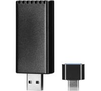 KKnoon Adaptateur Carplay sans fil pour voiture avec boîtier Carplay sans fil USB-A/USB-C Plug & Play compatible avec CarPlay Car câblé en usine