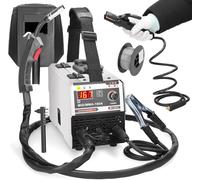 KKnoon Poste à souder, soudeuse à fil continu, soudage au CO2 et soudage manuel, soudeuse multifonction DC IGBT avec mécanisme d'alimentation en fil intégré à onduleur