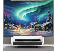 KKPBHTYVG Aurora 3D Effet Tapisserie Art Mural Tapisserie Murales Tapisserie Murale Tissu Pour Chambre Salon Serviette De Plage Tapisserie 130cmx150cm
