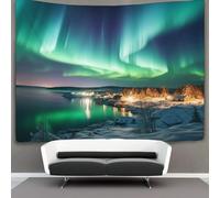 KKPBHTYVG Aurora 3D Effet Tapisserie Déco Murale En Tissu Pour Chambre Salon Collège Dortoir Tenture 130cmx150cm