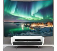 KKPBHTYVG Aurora 3D Effet Tapisserie DécoSourision Murale Tapisserie Murales DécoSourision Murale En Tissu Pour Chambre Salon Serviette De Plage Tenture Murale 100cmx150cm