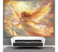 KKPBHTYVG Les anges 3D Effet Tapisserie DécoSourision Murale Tapisserie Murales DécoSourision Murale En Tissu Pour Chambre Salon Serviette De Plage Tapisserie 100cmx150cm