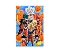 KKPLO Poster décoratif sur toile Dragon Ball Z - Impression d'art moderne pour chambre à coucher - 30 x 45 cm