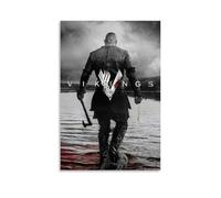 KKPLO Poster Vikings Ragnar Lothbrok - Impression sur toile - Décoration murale moderne pour chambre à coucher - 60 x 90 cm