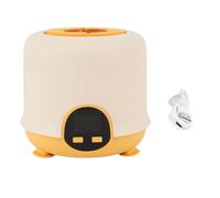 KKPLZZ Automatique Baby Formula Mixer, Matteur de Bouteille de Lait électrique avec 4 Vitesses 7 Réglages de Minuterie, pour les Fournitures D'alimentation pour Nourrissons (Jaune)