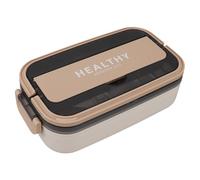 KKPLZZ Boîte à Déjeuner, Récipient Alimentaire étanche au -ondes en Acier Inoxydable 316 de 700 Ml avec Compartiments Séparés, pour L'école et le Bureau (Lait Abricot)