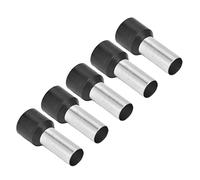 KKPLZZ Bornes à Sertir de Tube de Virole Isolées 50 Pièces, Connecteurs d'extrémité de Cordon de Style Européen 4 AWG E25 16, avec Matériau en Cuivre PVC, pour équipements électriques