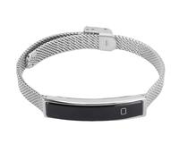 KKPLZZ Bracelet Intelligent Fitness Tracker Bluetooth 5.3 étanche (Argent)