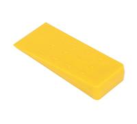 KKPLZZ Cale D'abattage d'arbre en ABS de 8 Pouces avec Pointes, Accessoire de Tronçonneuse pour Fendre Le Bois (Jaune)