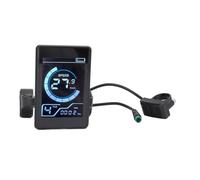 KKPLZZ Compteur électrique LCD, Affichage de Cyclisme Inductif avec Fonction NFC, Boîtier ABS, Connecteur étanche, Diamètre de Tige Universel pour Vélos électriques, Scooters