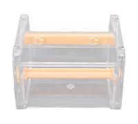 KKPLZZ Coupe-ruban Transparent, Petit et élégant Porte-ruban en Rouleau avec un Design Plus Sûr pour la de beauté de L'école de Bureau à Domicile (Orange)