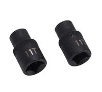 KKPLZZ Douille D'étrier de Frein de Camion, 11 Points, Entraînement 3/8 Pouces, 28 Mm de Long, Finition Noire en Acier, avec un Design Compact et Léger, pour ADB 22X ADB 225 SN6 SN7