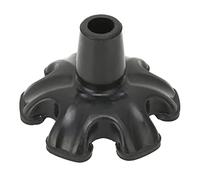 KKPLZZ Embouts de Béquille, Embouts de Canne en Caoutchouc Antidérapants à 6 Piliers pour Canne de Marche, avec Base de Gel de Silice Naturelle Durable pour Une Meilleure Traction et