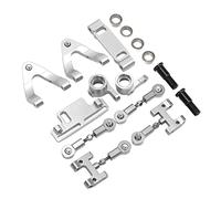 KKPLZZ Ensemble D'accessoires Métalliques RC, Bras de Suspension en | Alliage anodisé, Coupelles de Direction, Adaptateur Hexagonal, Roulements, Maillons Inférieurs Supérieurs, Utilisation de