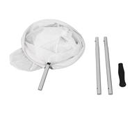 KKPLZZ Filet de pêche en aluminium, poignée amovible, filet de capture portable pour enfants et adultes