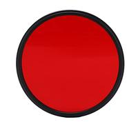 KKPLZZ Filtre D'Objectif de Caméra fileté, Filtre de Couleur Rouge Complet, Verre Optique pour Objectif de Caméra (62mm)