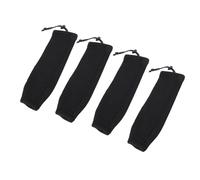 KKPLZZ Housses de Pare-Chocs de Bateau, Manchons élastiques Tricotés Noirs Résistants à l'abrasion et au Soleil avec Une Forte Protection, pour Le Style de Tube de Corde Central à