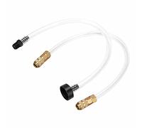 KKPLZZ Kit de Purge de Direction Hydraulique, Tube de Remplissage de Tuyau de Purge Marin en Laiton PVC pour Barre, avec Tuyau de Pont et Bouteille vers Tube de Barre